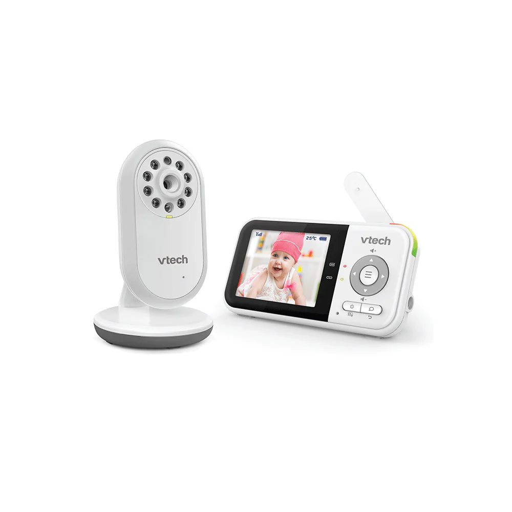VTech Cámara de Seguridad con monitor 2.8" y Luz nocturna