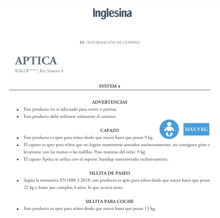 PROMO Inglesina Aptica System DUO 2024