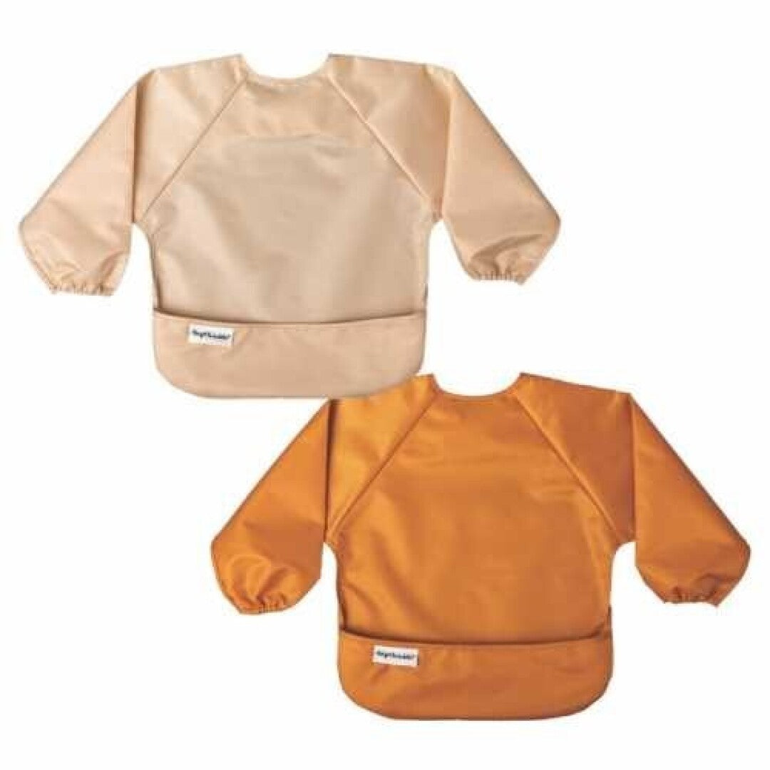 Babero con mangas Tiny Twinkle (Pack 2) | Naranja-Arena