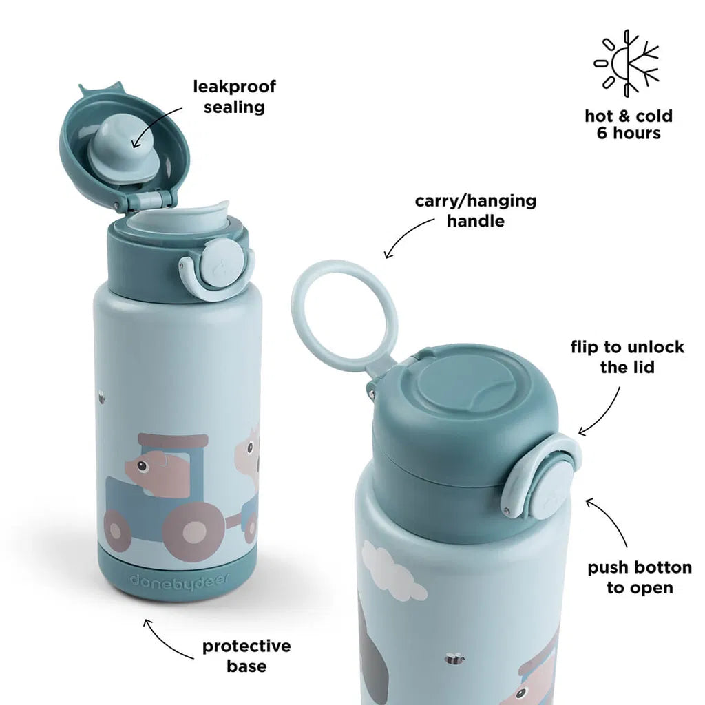 Botella Térmica Infantil 340ml | Azul