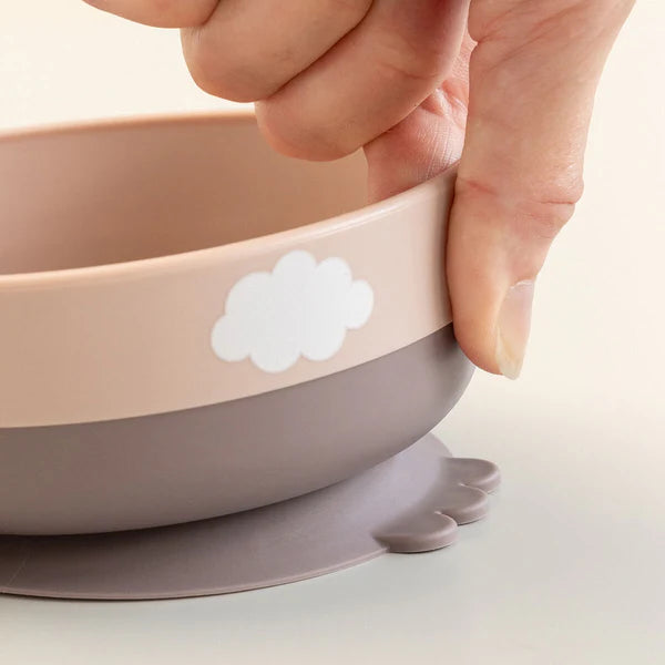 Set "Mi Primera Comida" | Happy clouds - Rosa