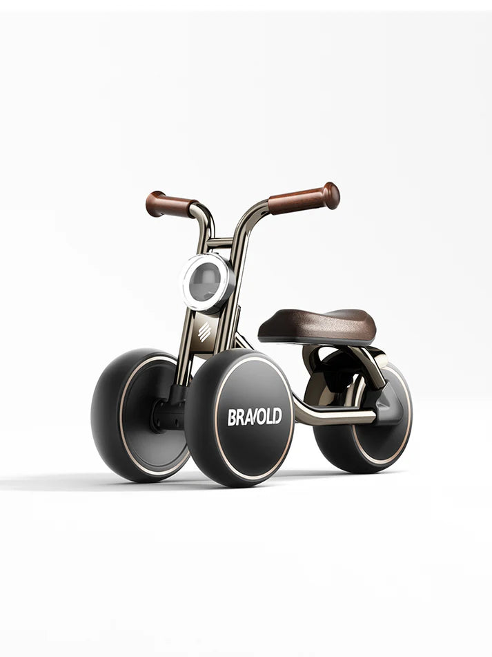 Bravold Little Biker triciclo infantil | Negro Chrome