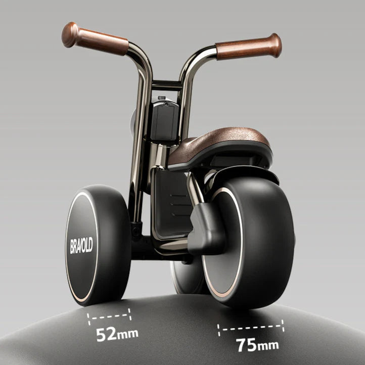 Bravold Little Biker triciclo infantil | Marrón Matte