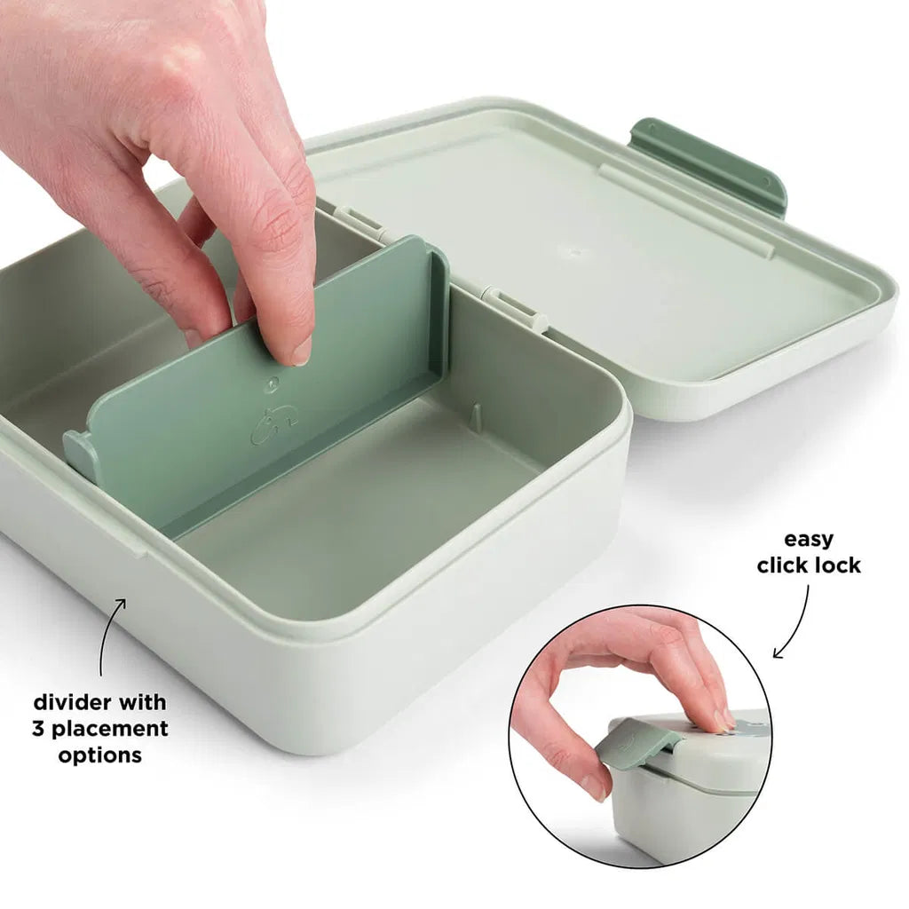 Caja de almuerzo con separador | Playground - Verde