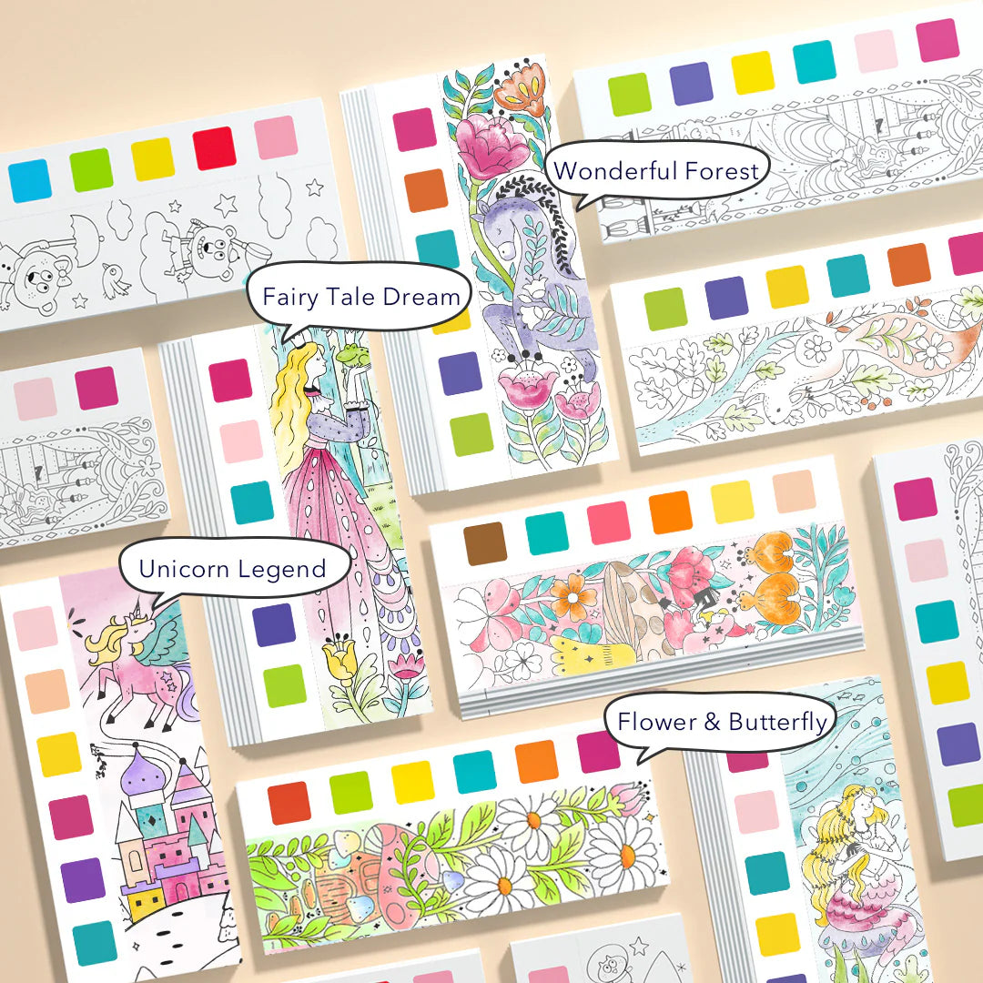Colorear con acuarelas | Flores