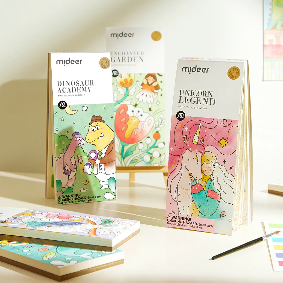 Colorear con acuarelas | Dinosaurios