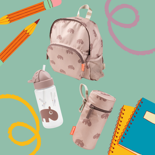 Pack vuelta al cole rosa para niños