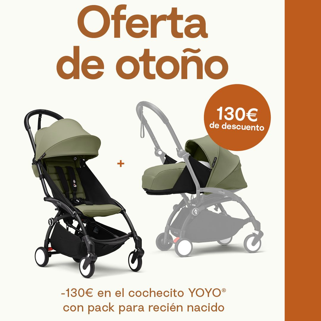 PROMO Pack Silla Stokke® YOYO³ Chasis Textil Recién nacido Texti