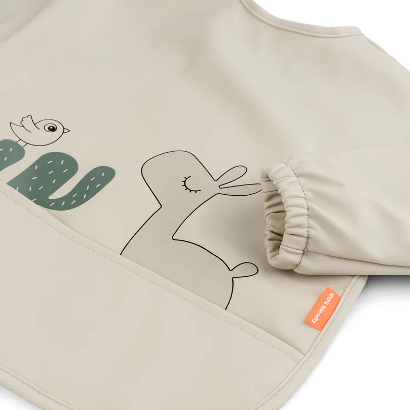 Babero con mangas y bolsillo | Lalee Sand