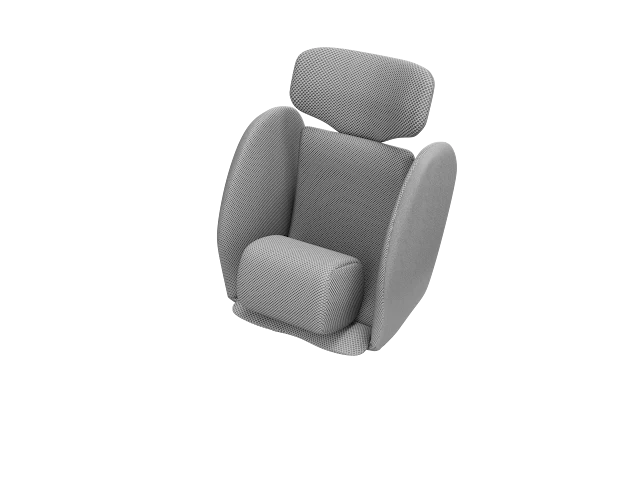 Reductor Stardust gris acolchado para silla de coche