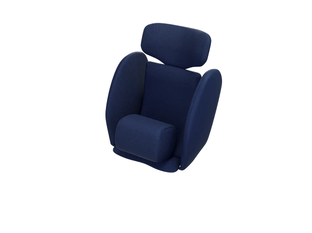 Reductor Stardust azul marino para silla de auto