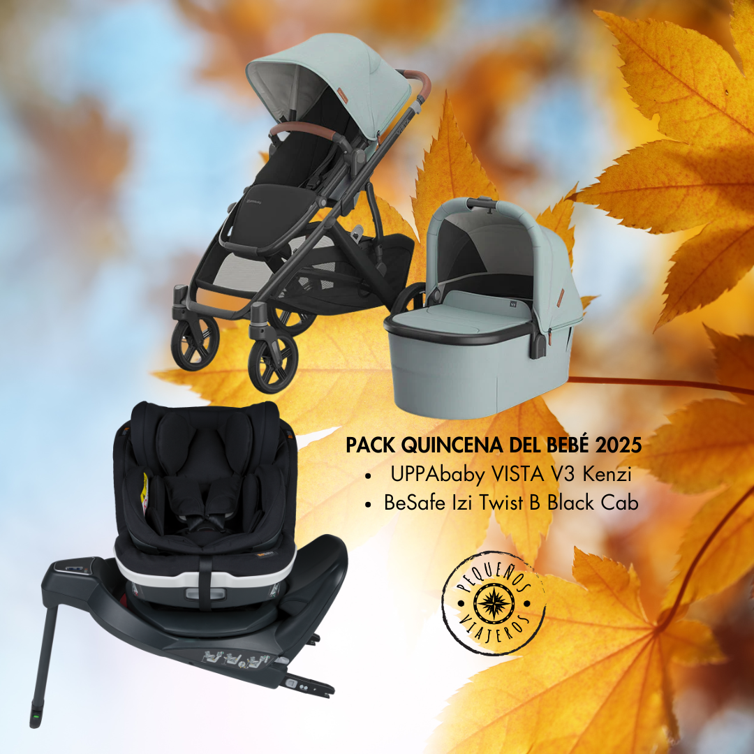 Cochecito UPPAbaby VISTA con silla BeSafe en color Kenzi, campaña Quincena del Bebé 2025