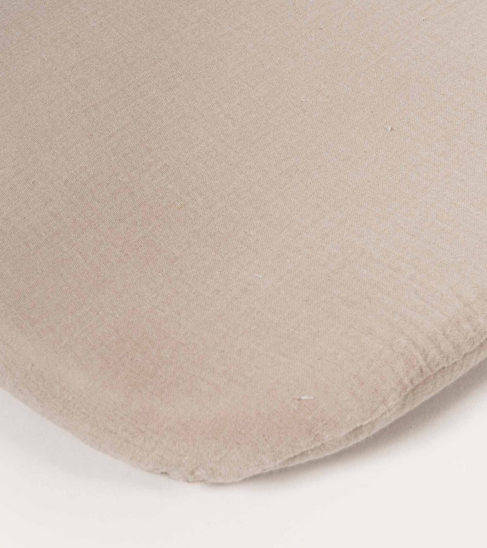 Sábana bajera de muselina 74x32cm | Beige