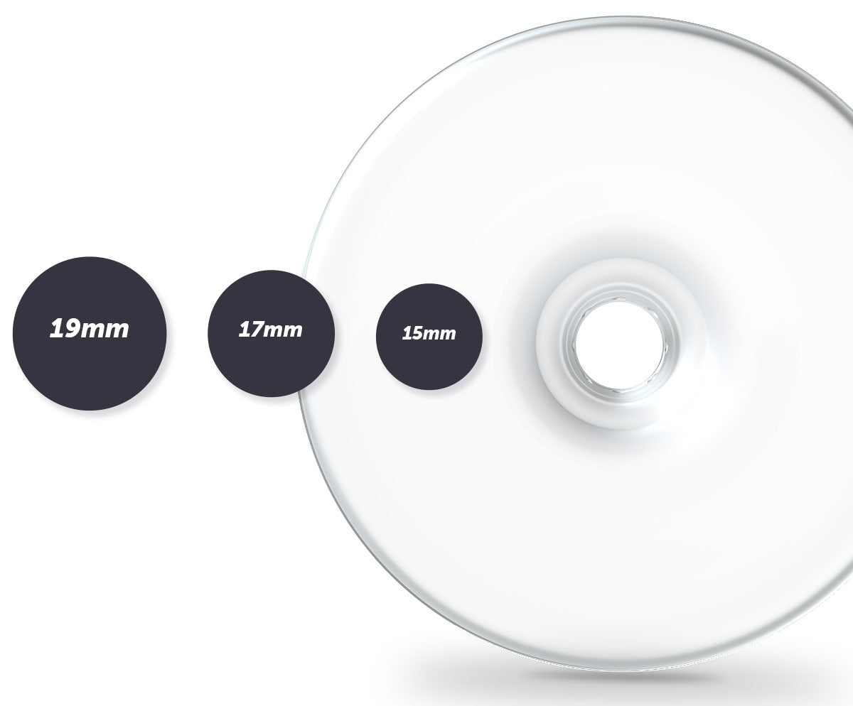 Almohadillas de silicona para Pump y Stride - L 19mm (2 pack)