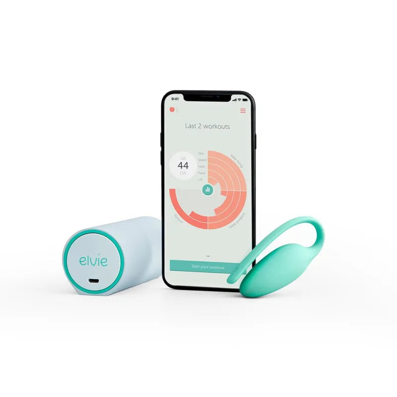 Entrenador de suelo Elvie con app móvil