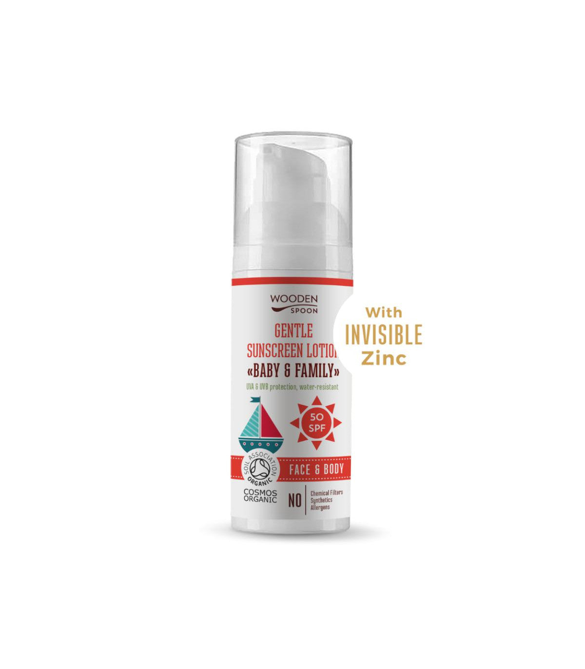 Loción solar cara/cuerpo FPS50 bebé/adultos 50ml