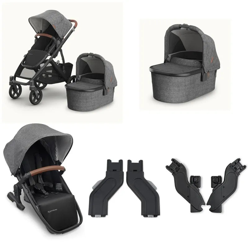 UPPAbaby VISTA V3 | Cochecito Doble TWIN completo
