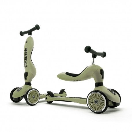 Patinete 2 en 1 HIGHWAYKICK ONE | Olive