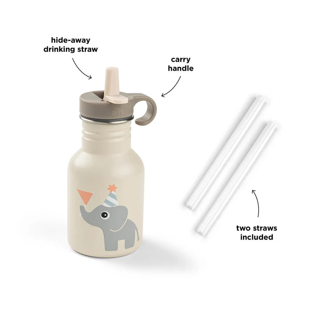 Botella de metal (350 ml) | Celebration Beige