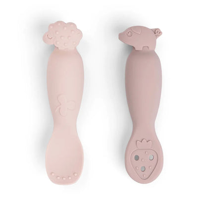 Set de cucharas de aprendizaje | Tiny farm - Rosa