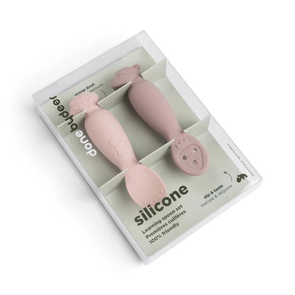 Set de cucharas de aprendizaje | Tiny farm - Rosa