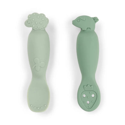 Set de cucharas de aprendizaje | Tiny farm - Verde