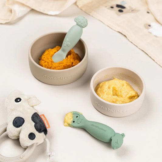Set de cucharas de aprendizaje | Tiny farm - Verde