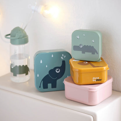 Caja snacks - Set 3 piezas | Deer Friends - Color Mix Powder