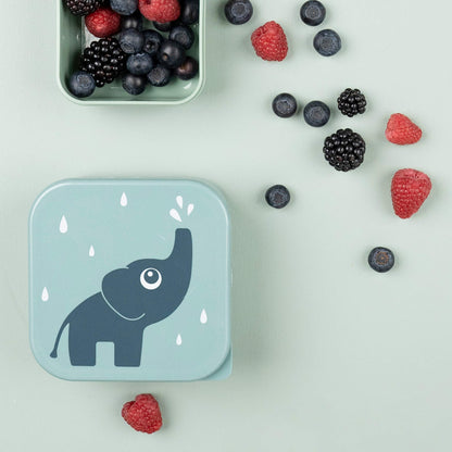 Caja snacks - Set 3 piezas | Deer Friends - Color Mix Azul