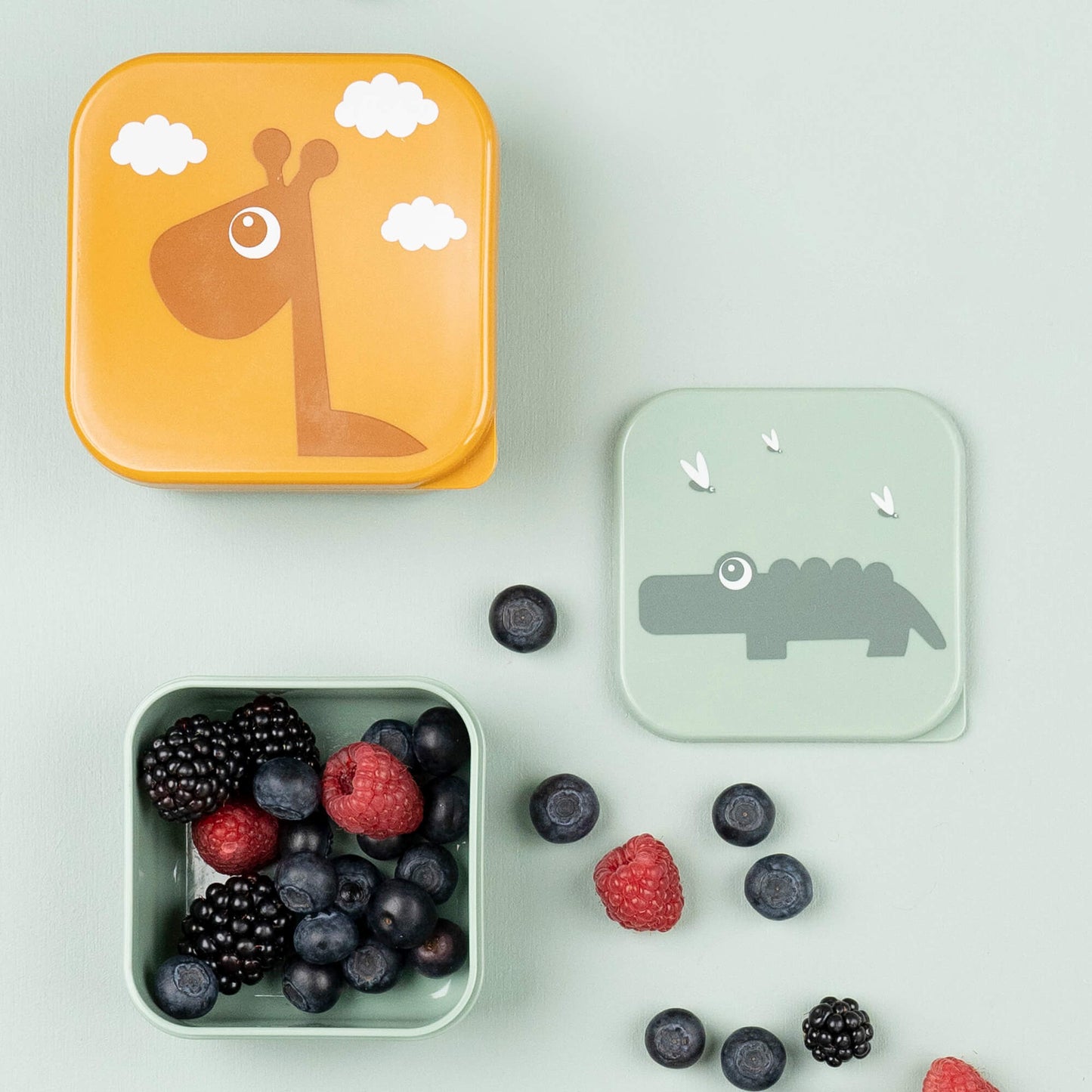 Caja snacks - Set 3 piezas (Deer Friends - Color Mix)