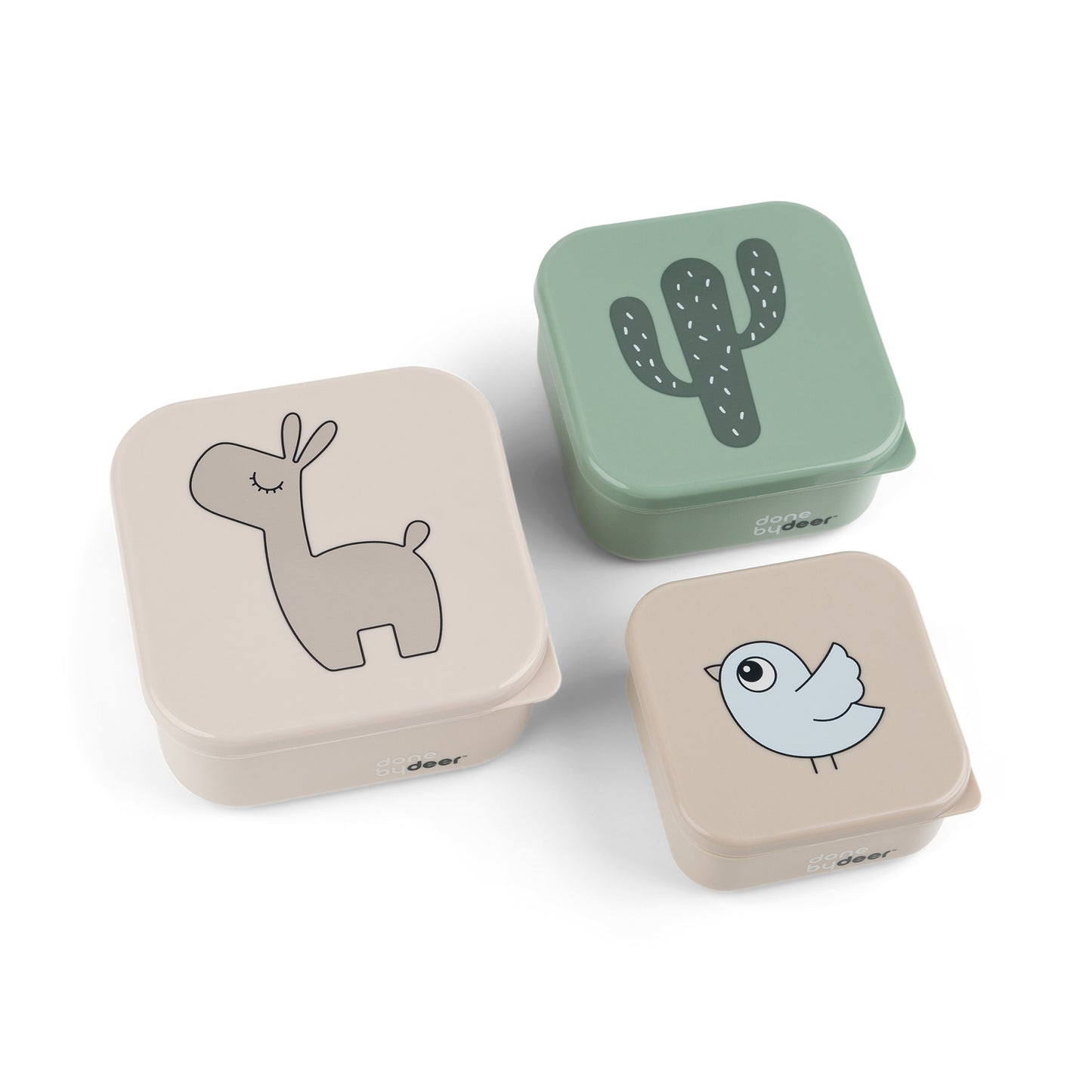 Caja snacks - Set 3 piezas (Deer Friends - Color Mix)