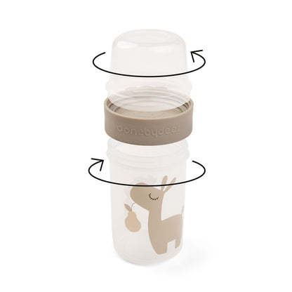 To go - Recipiente para snacks de 2 compartimentos Grande | Arena