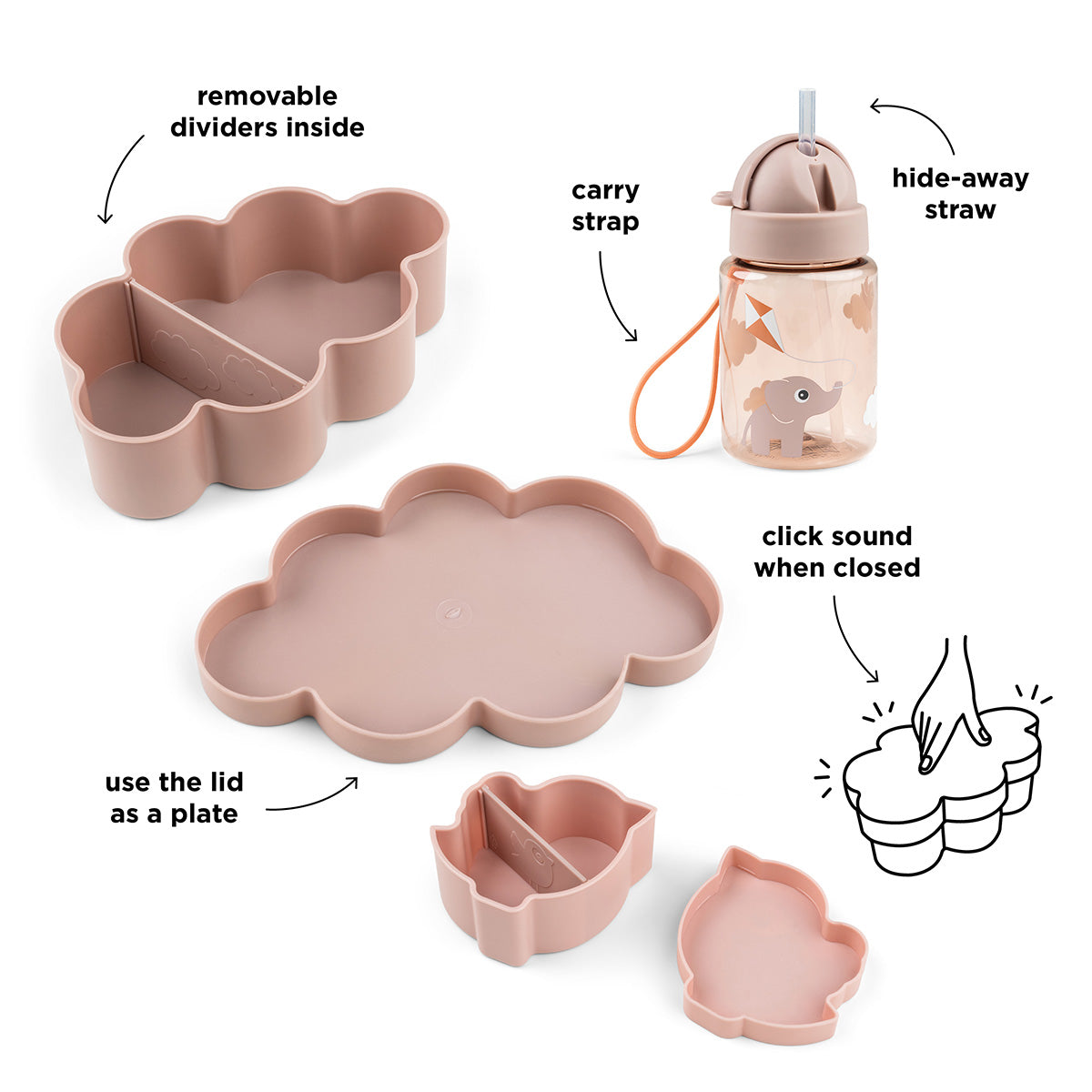 Set de Caja almuerzo con botella | Playground