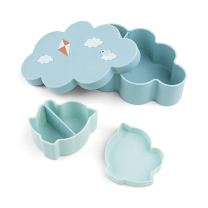 Set de Caja almuerzo con botella | Playground Azul
