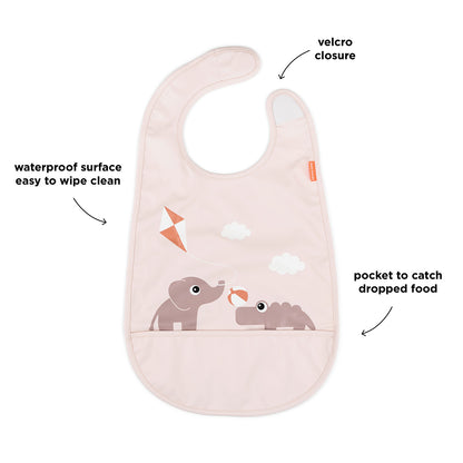 Babero con velcro infantil | Powder