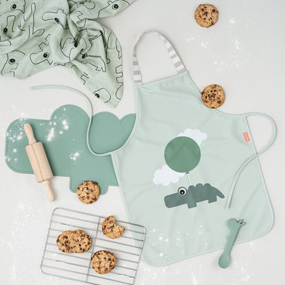 Delantal impermeable para niños | Croco Green