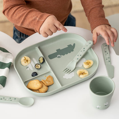 Plato con compartimentos | Foodie - Croco Verde