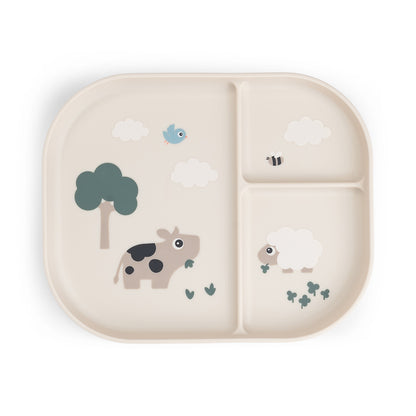 Plato con compartimentos | Tiny Farm - Arena