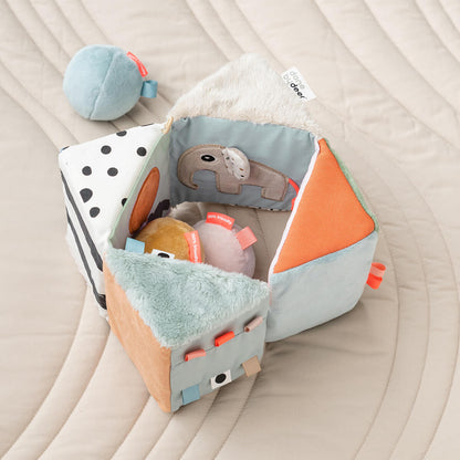Cubo sensorial desplegable - Multicolor