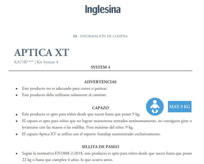 Inglesina Aptica XT System DUO