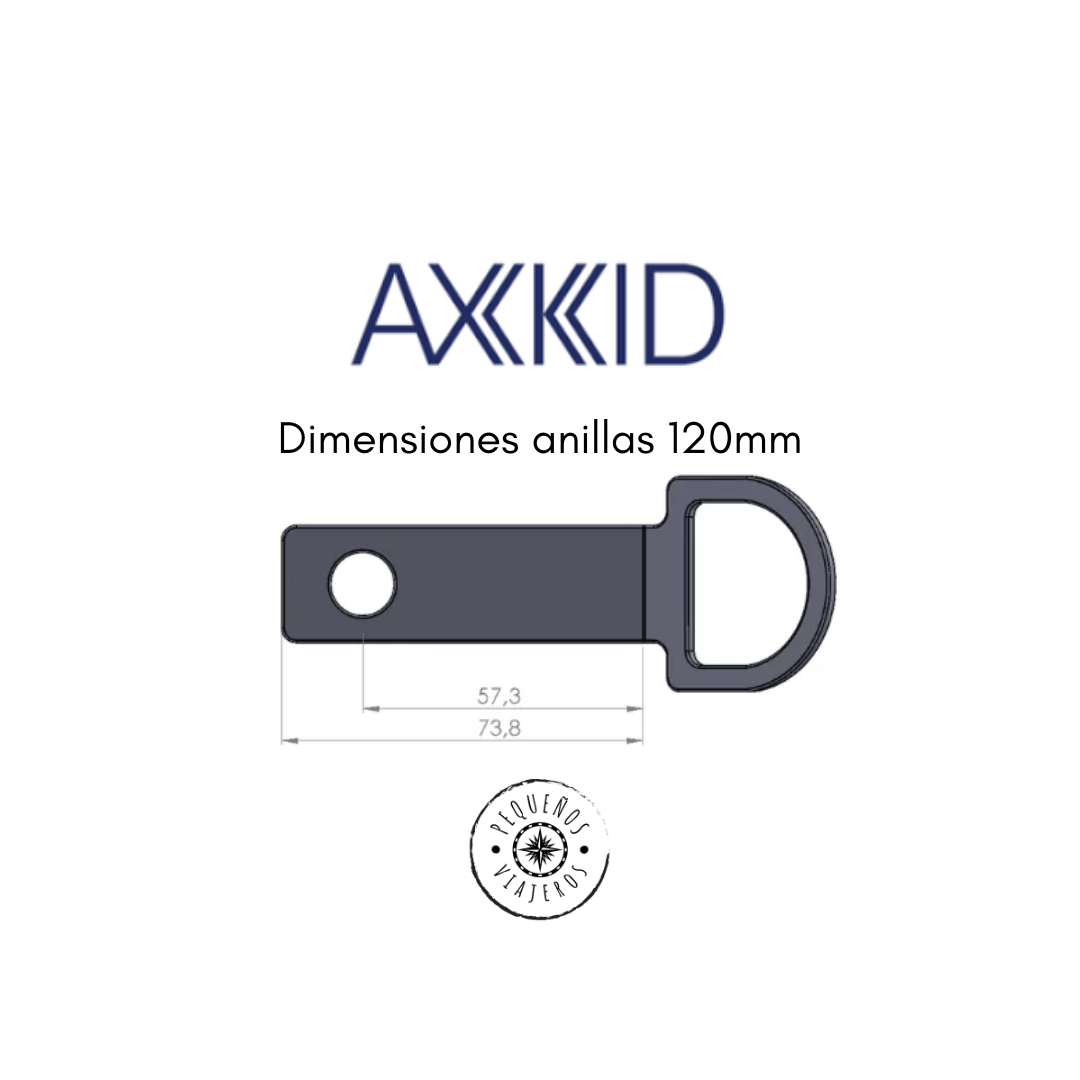 Anillas Axkid 120mm-160mm (Pack 2 Uds)