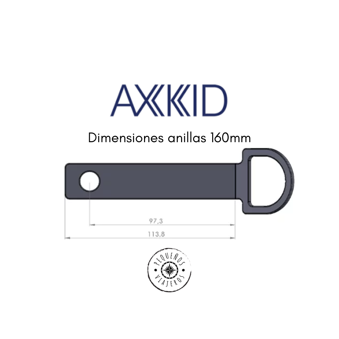 Anillas Axkid 120mm-160mm (Pack 2 Uds)