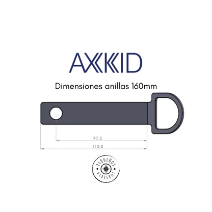 Anillas Axkid 120mm-160mm (Pack 2 Uds)