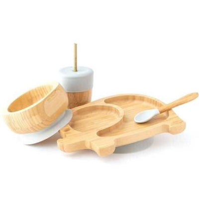 Set regalo Toddler Bambú y Silicona | Varios colores