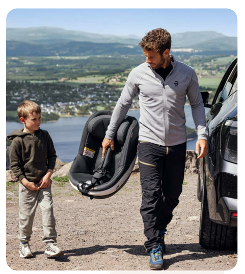 BeSafe Beyond silla giratoria Plus con test