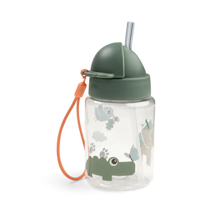 Botella pequeña con pajita | Tiny trails Verde