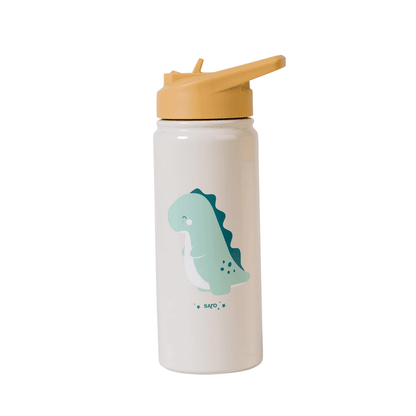 Botella Térmica Infantil con pajita 500ml | Dino