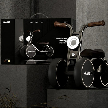 Bravold Little Biker triciclo infantil | Marrón Matte