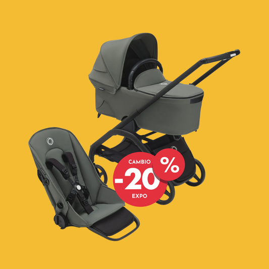 Bugaboo Dragonfly DUO con silla y capazo - Liquidación Expo Verde
