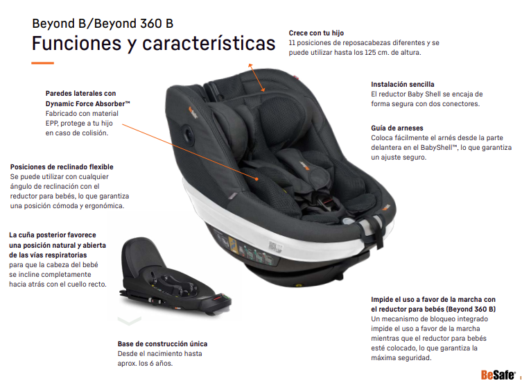 Sistema BeSafe Beyond B | Base + Silla Beyond B RF